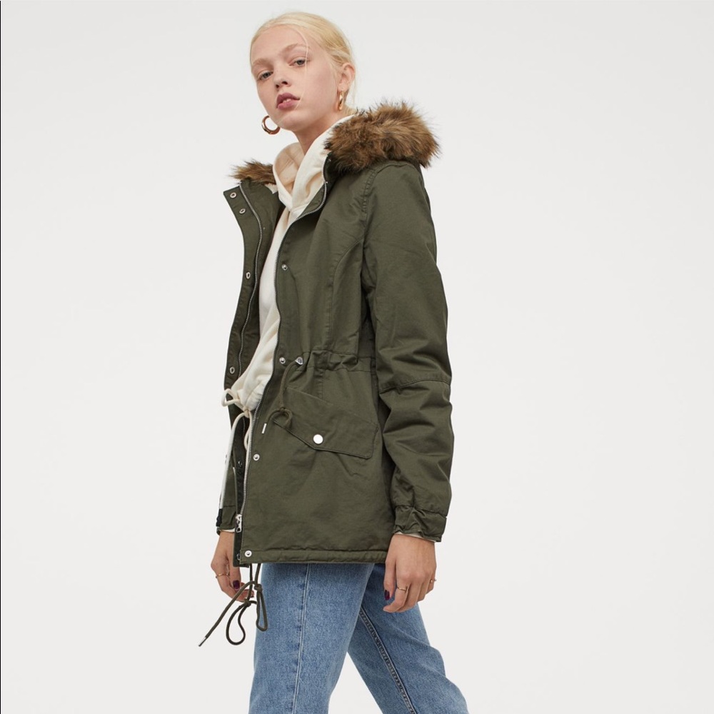 H&M fur lined parka - Picture 3 of 12